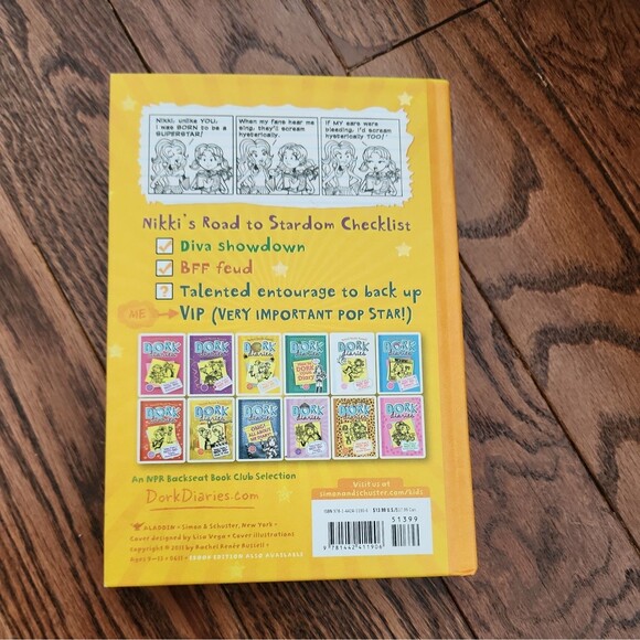 Dork Diaries 3 : Tales from a Not-So-Talented Pop Star by Rachel Renée Books - Picture 2 of 4